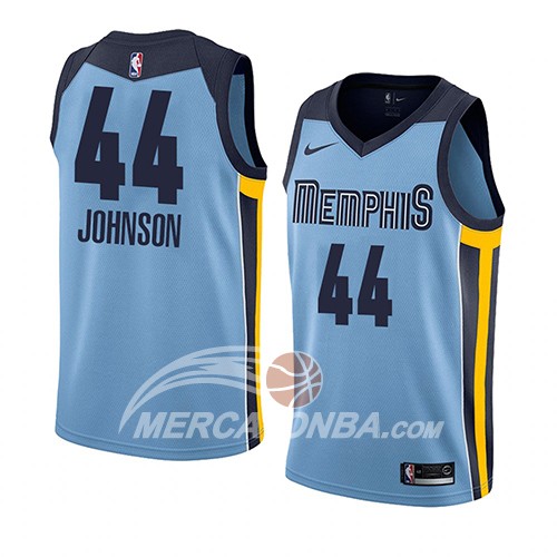Maglia NBA Memphis Grizzlies Dakari Johnson Statement 2018 Blu